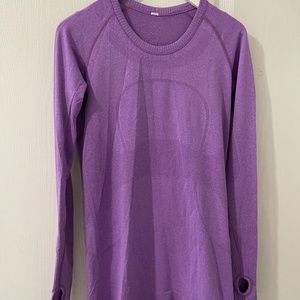 Lululemon Swiftly Long Sleeve Top Purple Size 8